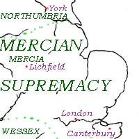 Map of archbishoprics