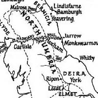 Map of Northumbria